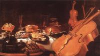 Claesz, Pieter - Still Life with Musical Instruments